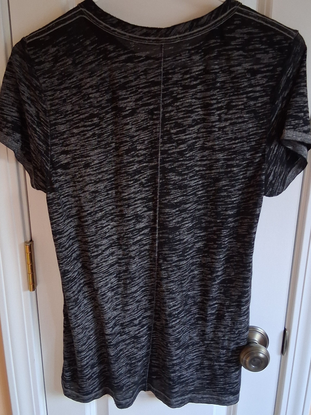 rag & bone Black Heathered Short Sleeve Crew Tee - Picture 3 of 10